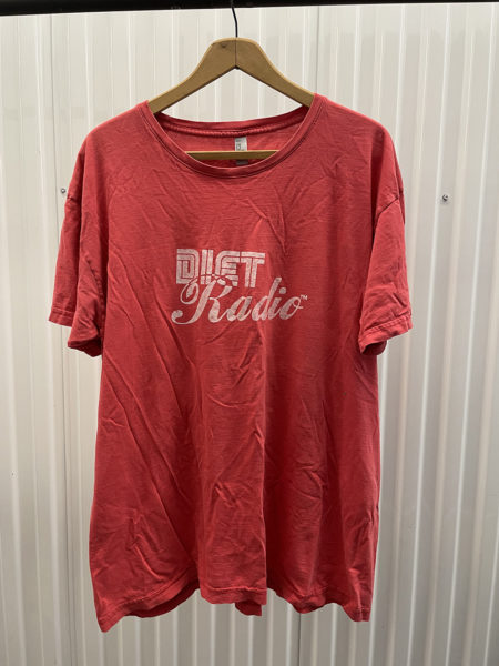 Pre-loved 2000s Red Power Washed Tee Diet Radio T-shirt.