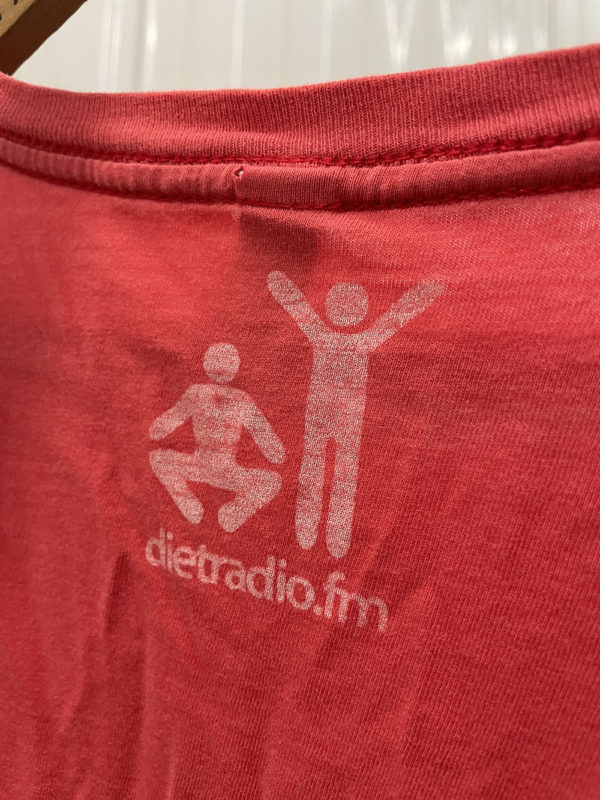 Pre-loved 2000s Red Power Washed Tee Diet Radio T-shirt.