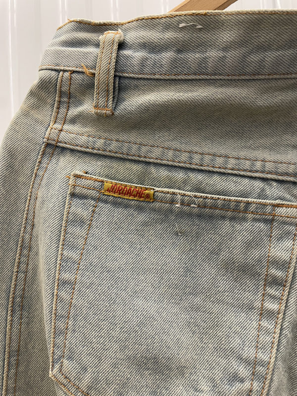 Vintage Jordache Straight Leg Denim Jeans Light Blue Wash